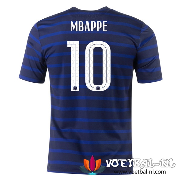 Frankrijk (Mbappe 10) Thuis Voetbalshirts 2020/2021