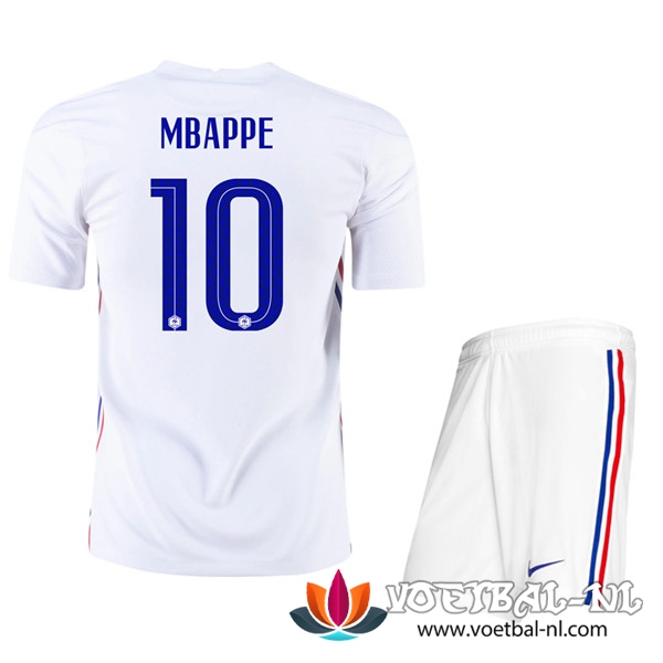 Frankrijk (Mbappe 10) Kind Uit Voetbalshirts UEFA Euro 2020
