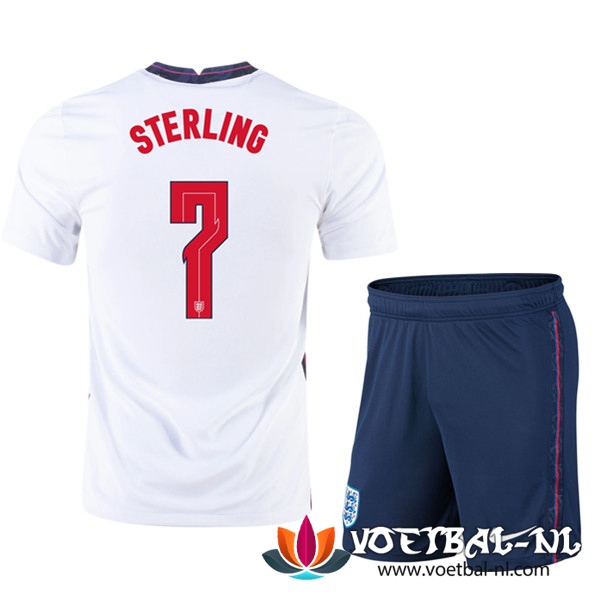 Engeland (Sterling 7) Kind Thuis Voetbalshirts UEFA Euro 2020