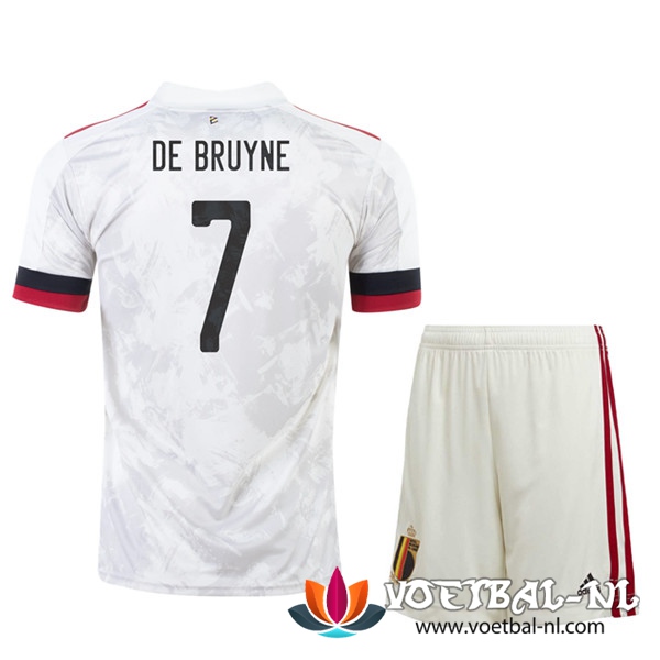 Belgie (DE bruyne 7) Kind Uit Voetbalshirts UEFA Euro 2020