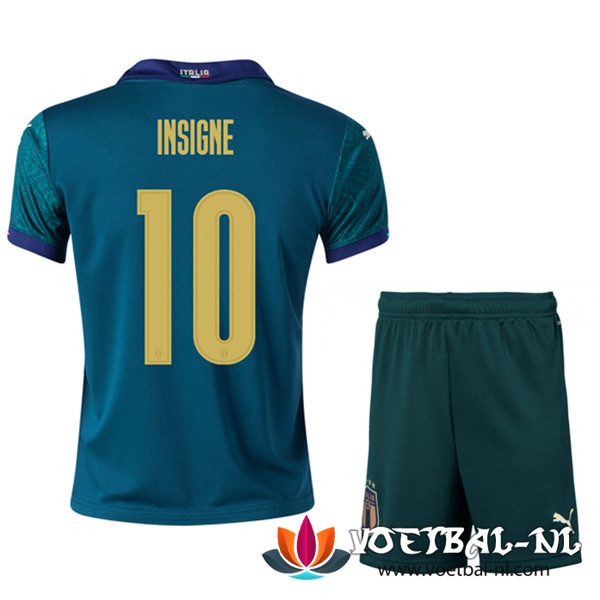 Italie (INSIGNE 10) Kind Third Voetbalshirts UEFA Euro 2020