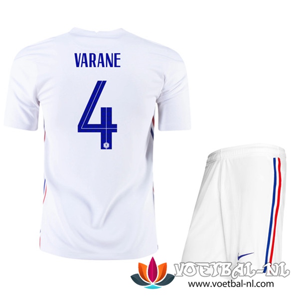 Frankrijk (Varane 4) Kind Uit Voetbalshirts UEFA Euro 2020