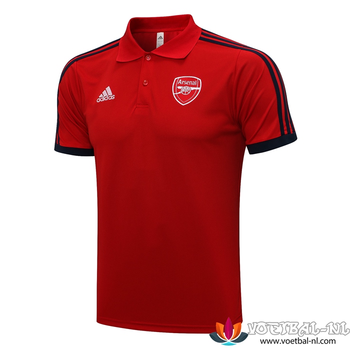 FC Arsenal Poloshirt Rood/Zwart 2021/2022