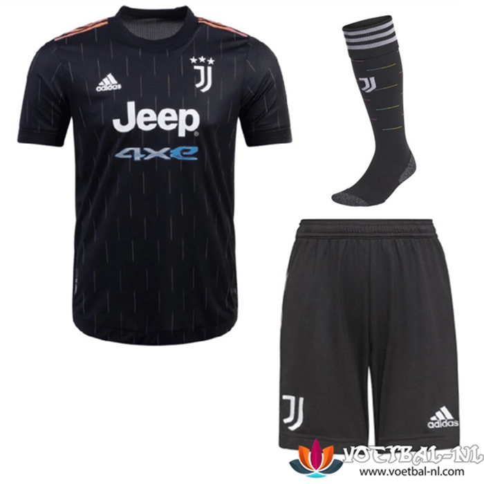 Juventus Uitshirt (Shorts+Sokken) Set 2021/2022