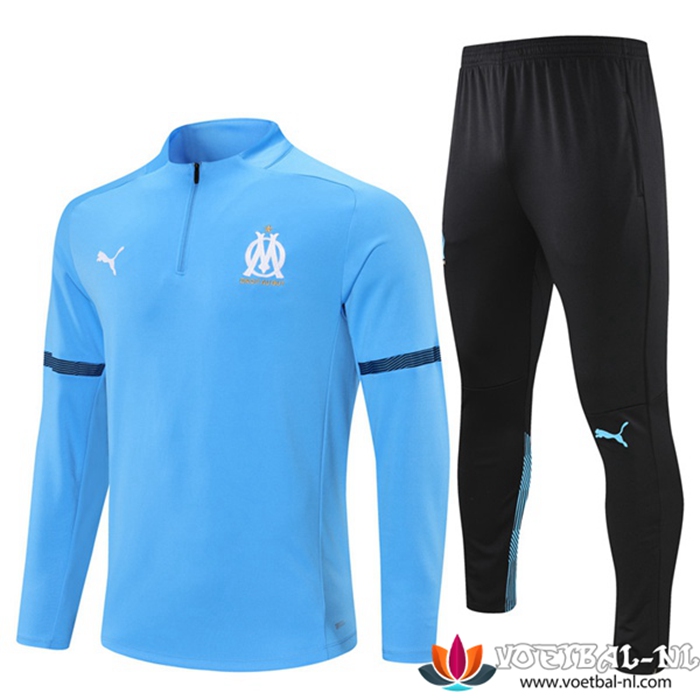Marseille OM Trainingspak Blauw/Zwart 2021/2022 -01