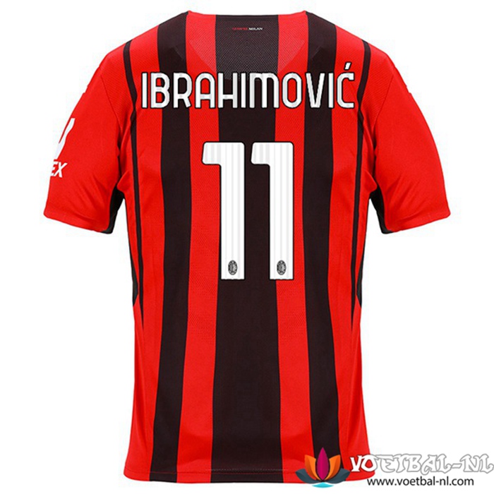 AC Milan (IBRAHIMOVIC 11) Thuisshirt 2021/2022