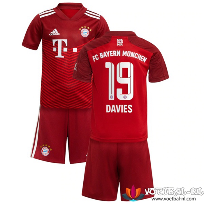 Bayern München (Davies 19) Kinderen Thuisshirt 2021/2022