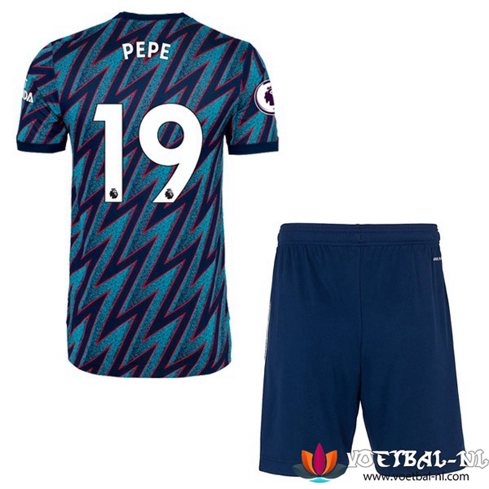 FC Arsenal (Nicolas Pepe 19) Kinderen Third Shirt 2021/2022