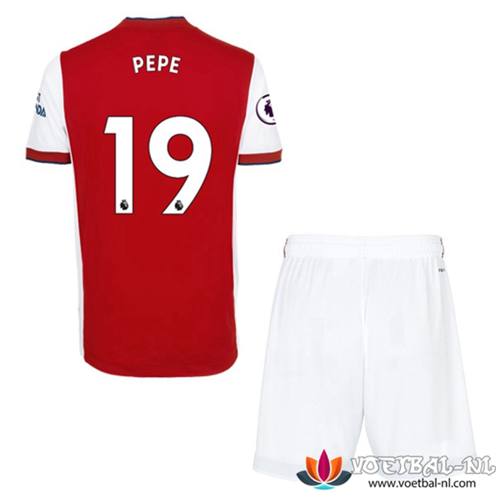 FC Arsenal (Nicolas Pepe 19) Kinderen Thuisshirt 2021/2022