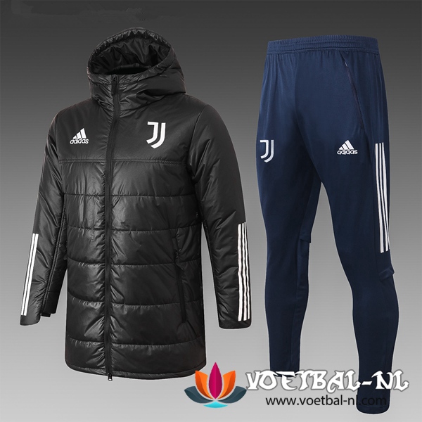 Juventus Zwart Donsjack + Broek 2020/2021