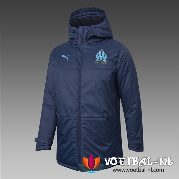 Donsjack Marseille OM Blauw Marin 2020/2021