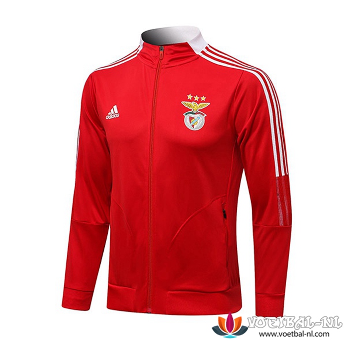 S.L Benfica Trainingsjack Rood/Wit 2021/2022