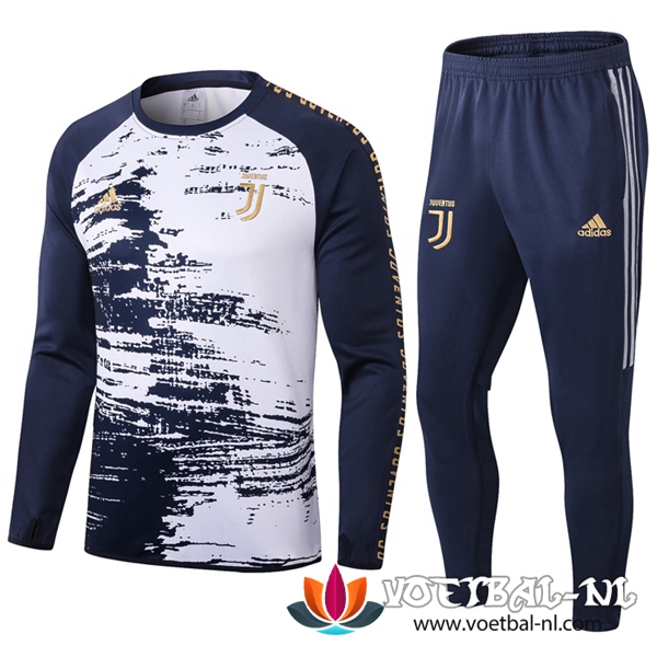 Juventus Trainingspak Kind Blauw/Wit 2020/2021