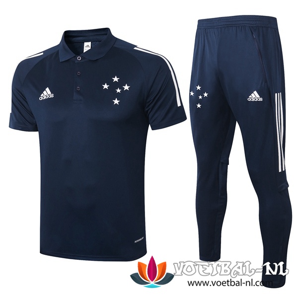 Cruzeiro EC Polo Shirt + Broek Blauw Royal 2020/2021