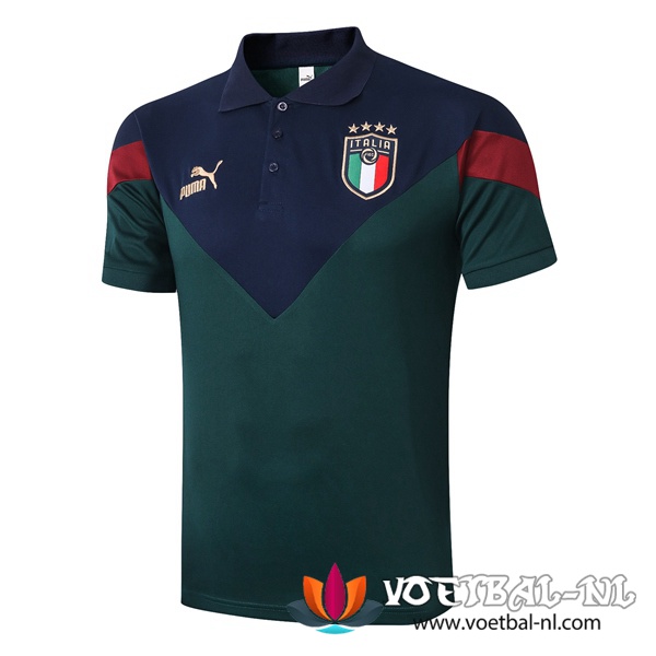 Italie Polo Shirt Groen 2020/2021