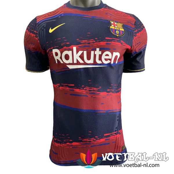 FC Barcelona Trainingsshirt Blauw Rood 2020/2021