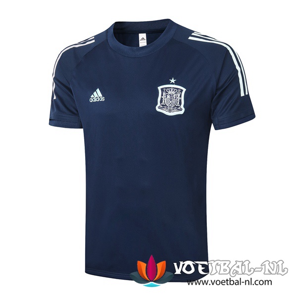Spanje Trainingsshirt Blauw Royal 2020/2021