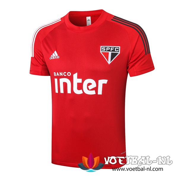 Sao Paulo FC Trainingsshirt Rood 2020/2021