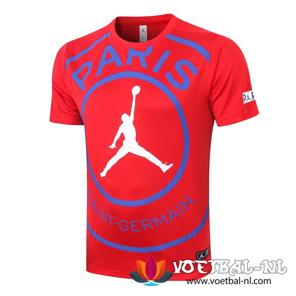 Paris PSG Jordan Trainingsshirt Rood 2020/2021
