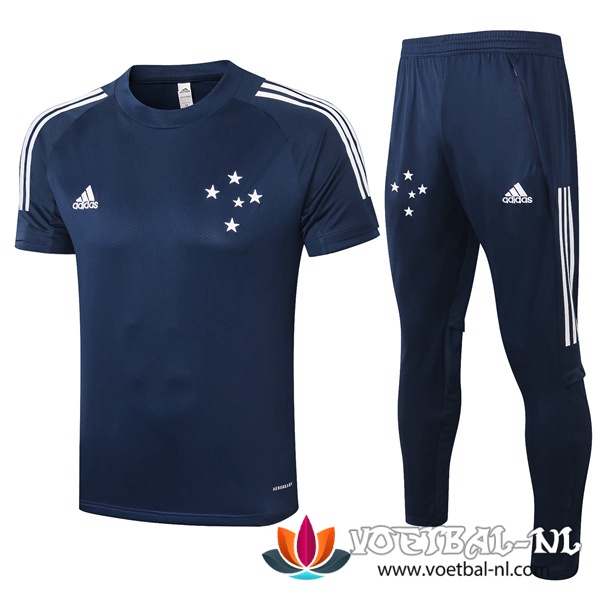 Cruzeiro EC Trainingsshirt + Broek Blauw Royal 2020/2021