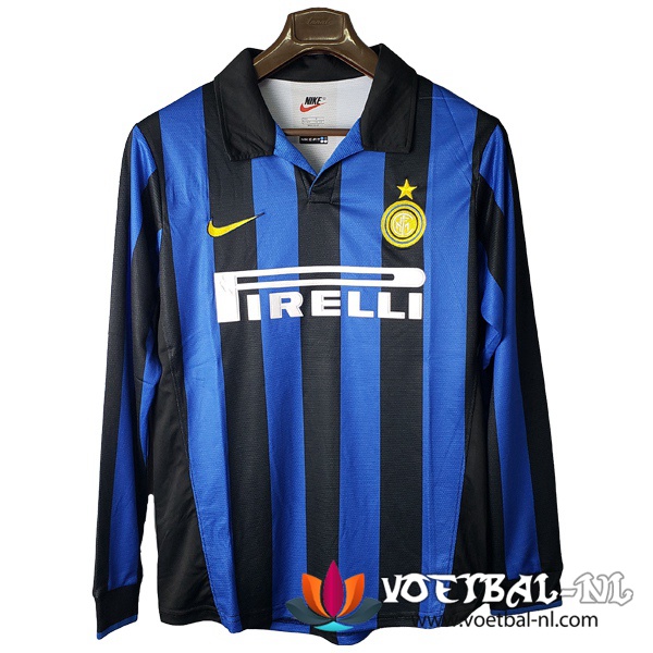 Inter Milan Retro Thuisshirt Lange Mouwen 1997/1998