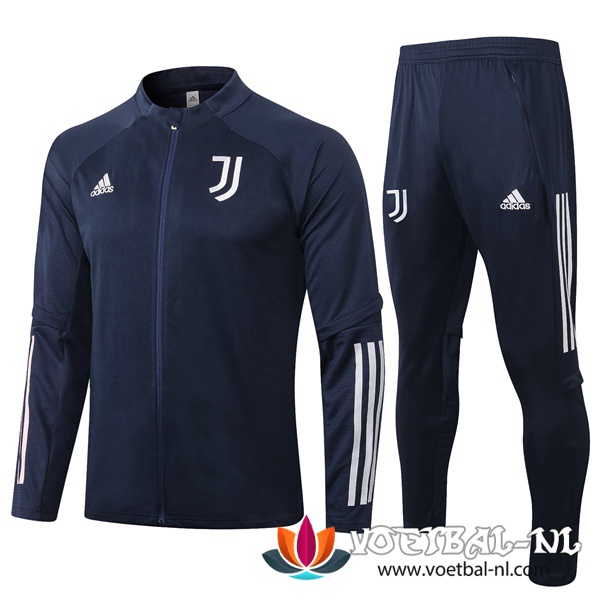 Juventus Trainingspak (Jasje) Blauw Royal 2020/2021