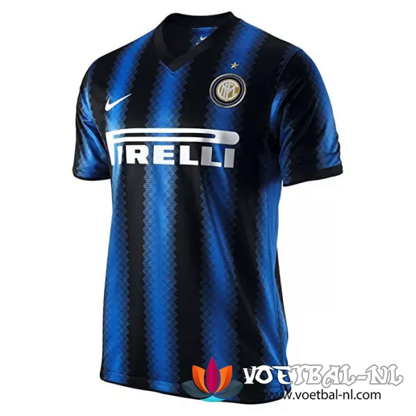 Inter Milan Retro Thuisshirt Voetbalshirts 2010/2011
