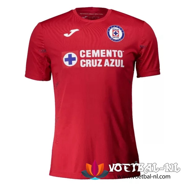 Cruz Azul Keeper Shirt Rood Voetbalshirts 2020/2021
