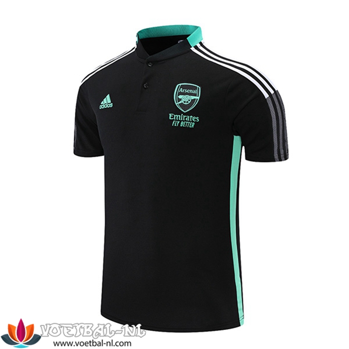 FC Arsenal Polo Shirt Zwart/Groen 2021/2022
