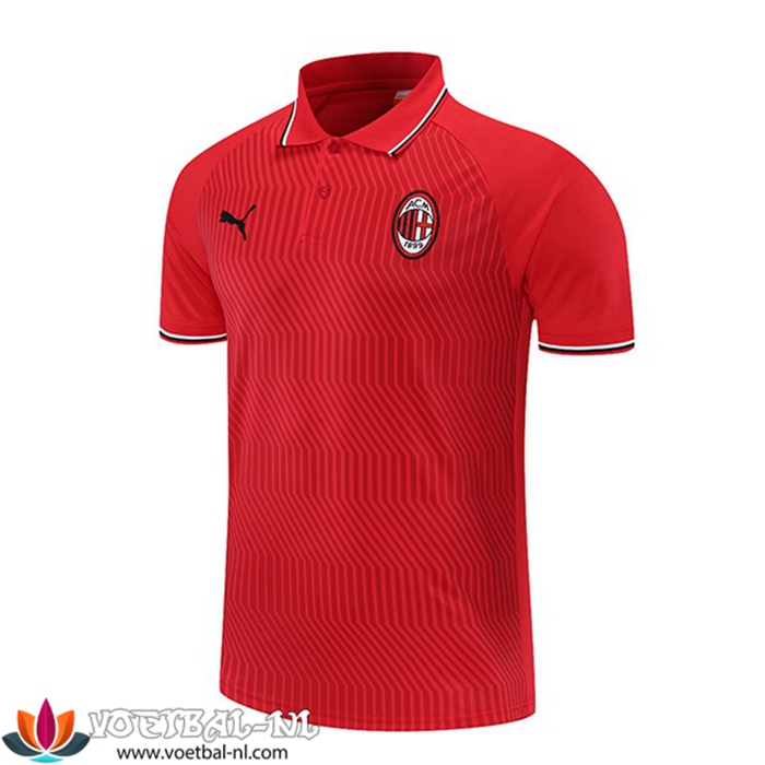 AC Milan Polo Shirt Rood 2021/2022 -01