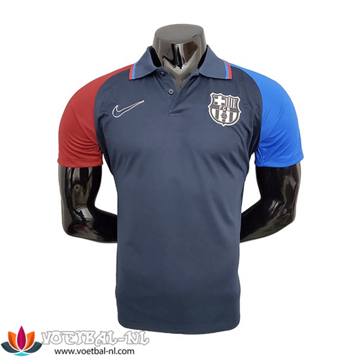 FC Barcelona Polo Shirt Blauw/Marineblauw 2021/2022