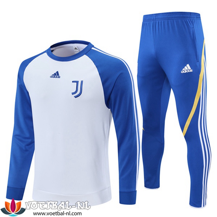 Juventus Trainingspak Kinderen Wit/Blauw 2021/2022