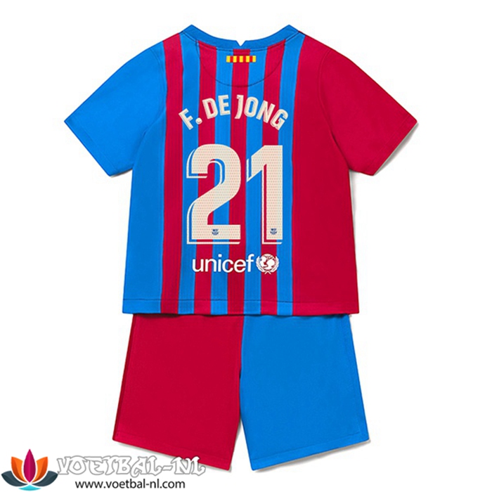 FC Barcelona (F.DE JONG 21) Kinderen Thuisshirt 2021/2022