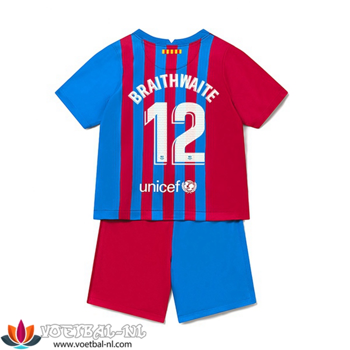 FC Barcelona (Martin Brathwaite 12) Kinderen Thuisshirt 2021/2022