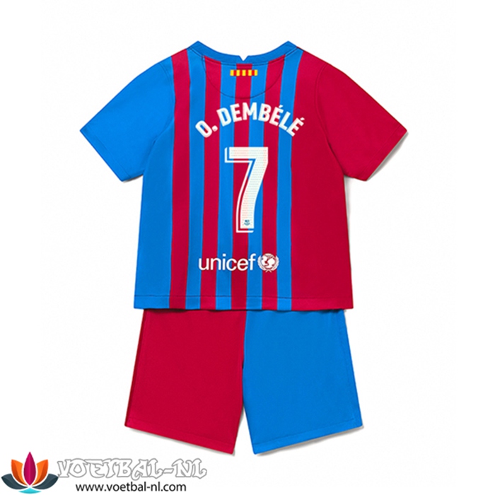 FC Barcelona (Ousmane Dembele 7) Kinderen Thuisshirt 2021/2022