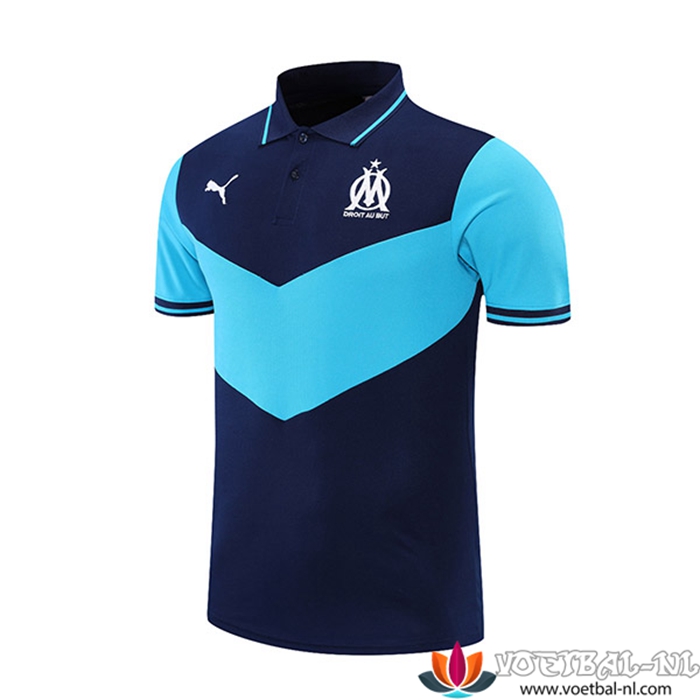 Marseille OM Polo Shirt MarineBlauww/Blauw 2021/2022