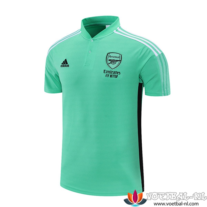FC Arsenal Polo Shirt Groen/Zwart 2021/2022
