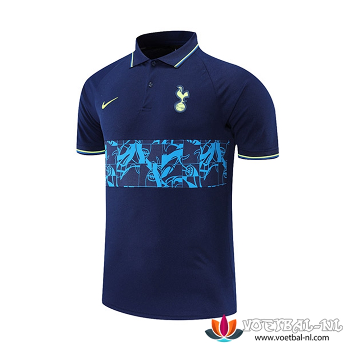 Tottenham Hotspur Polo Shirt MarineBlauww/Blauw 2021/2022