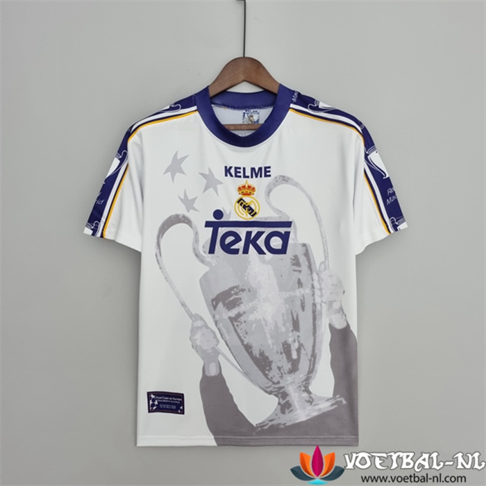 Real Madrid Retro Champions League 7 Voetbalshirts 1996/1997