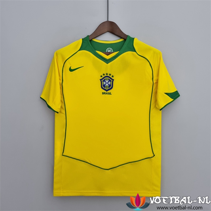 Brazilië Retro Thuisshirt 2004/2006