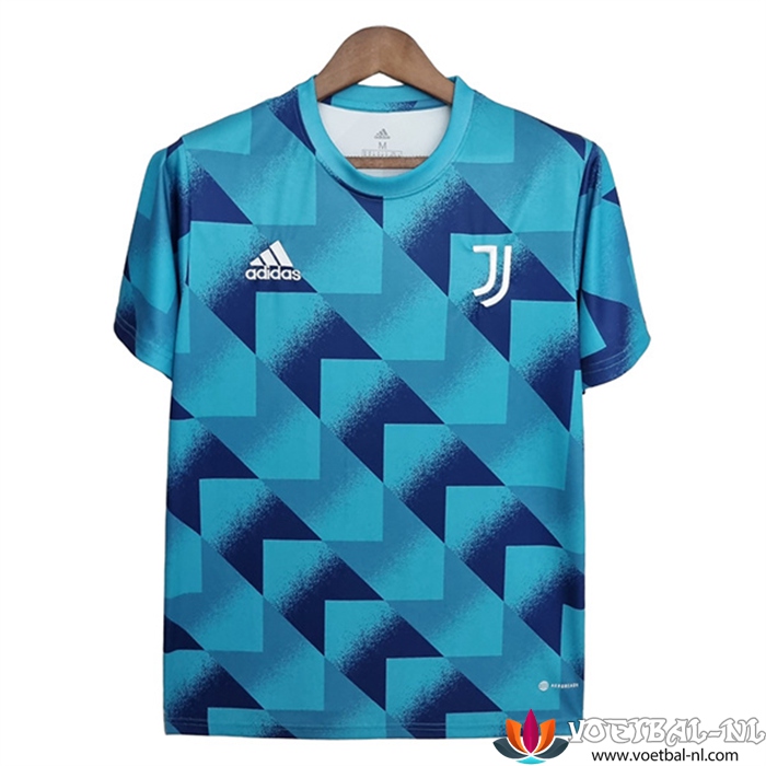 Juventus Trainingsshirt Blauw Geometric Pattern 2022/2023
