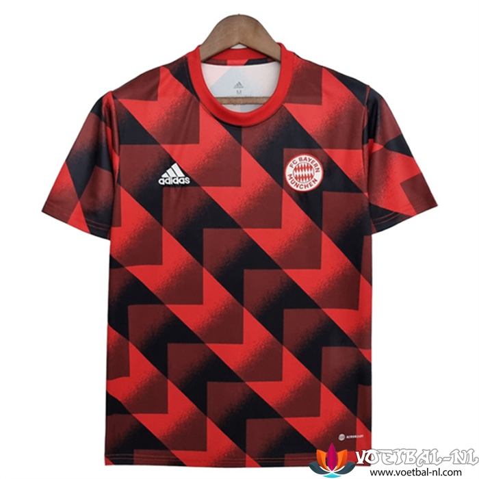 Bayern Munchen Trainingsshirt Rood Geometric Pattern 2022/2023