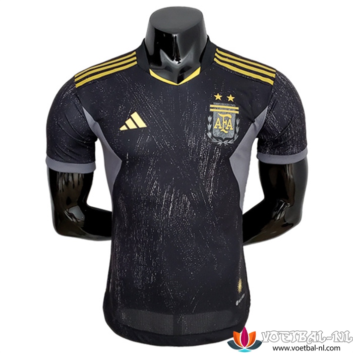Argentinië Player Version Zwart Voetbalshirts WK 2022