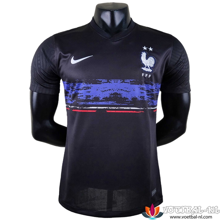 Frankrijk Concept Zwart Voetbalshirts WK 2022