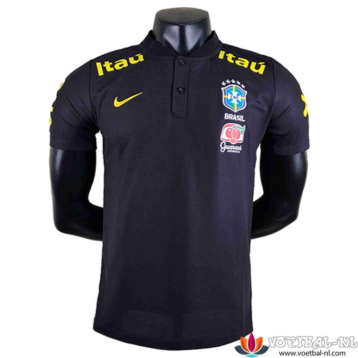 Brazilië Polo Shirt Zwart 2022/2023