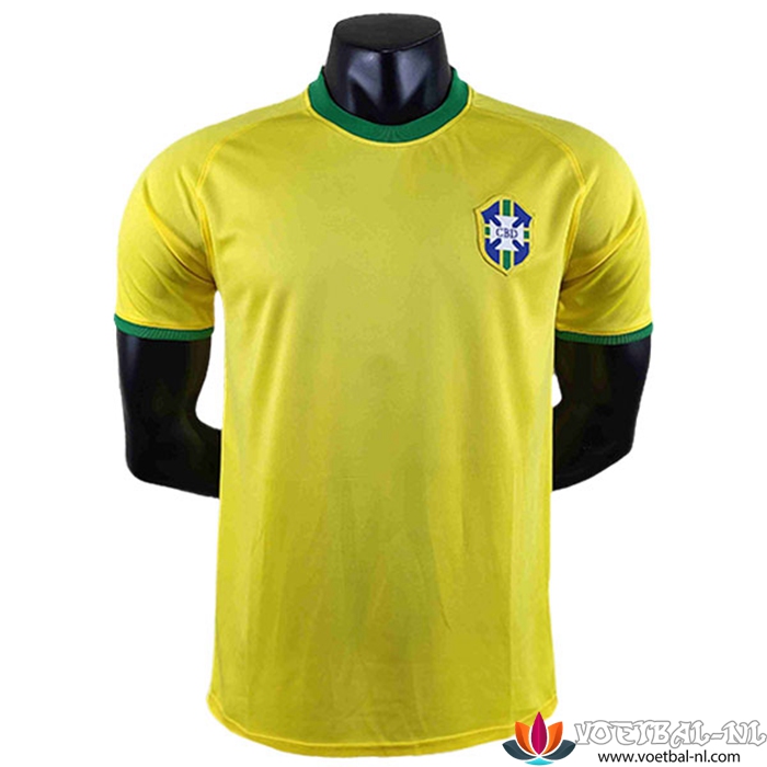 Brazilië Retro Thuisshirt Coupe du monde 1970