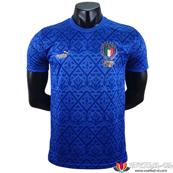 Italië Voetbalshirts Commemorative Edition Blauw 2022