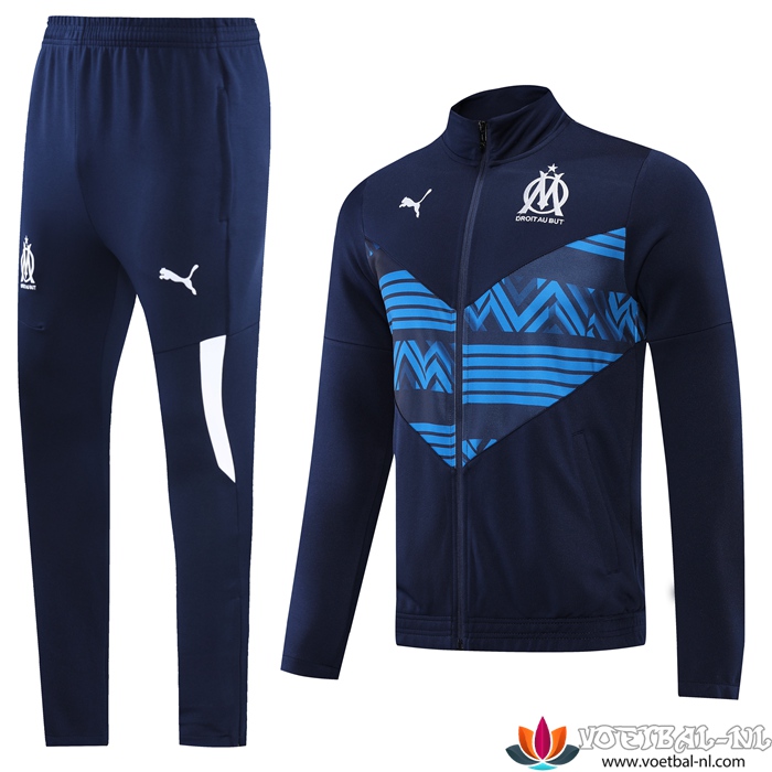 Marseille OM Trainingspak (Jack) Blauw Marin 2022/2023