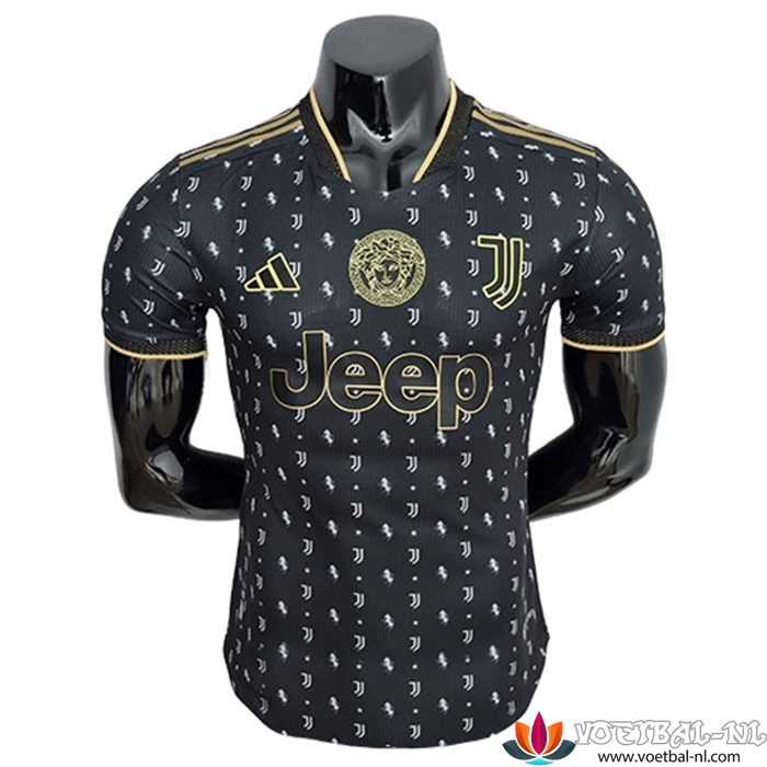 Juventus Voetbalshirts Versace Edition Zwart 2022/2023