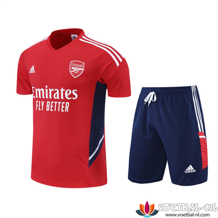 Arsenal Trainingsshirt +Shorts Rood 2022/2023